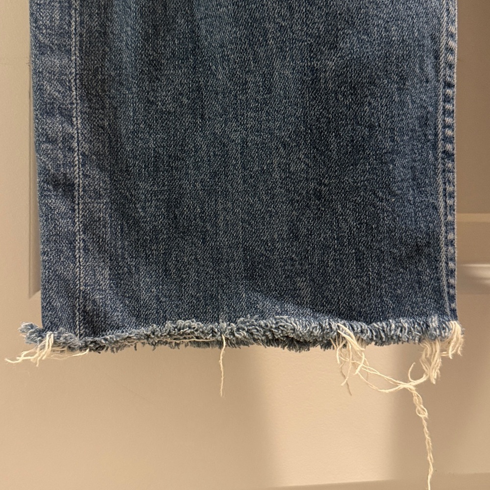MOTHER distressed and cropped high-waisted Study Hover - Picture 7 of 9